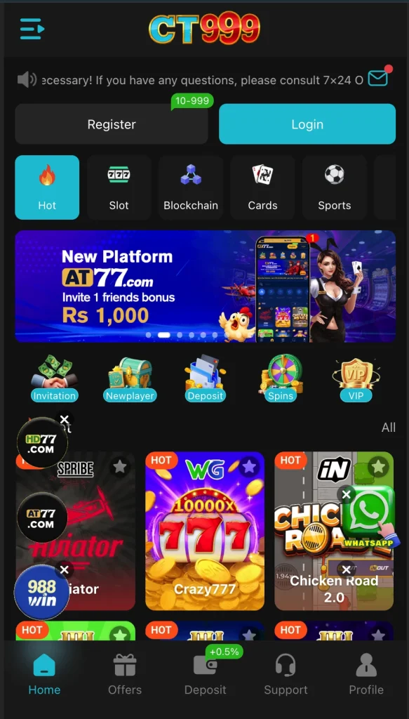 ct999 game interface