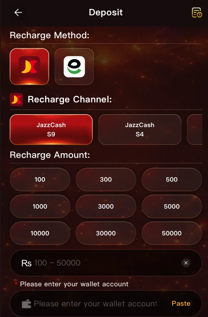 666rs deposit
